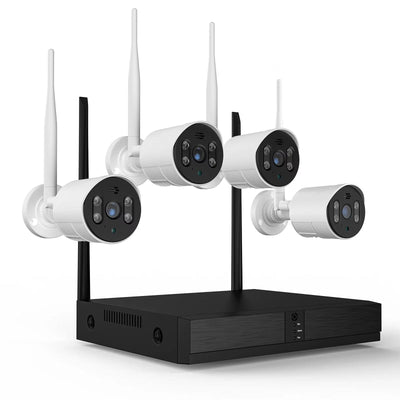 2023 Upgrade Security Camera System Wireless, 8CH 3MP NVR Home Security System