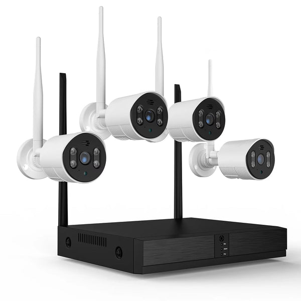 2023 Upgrade Security Camera System Wireless, 8CH 3MP NVR Home Security System