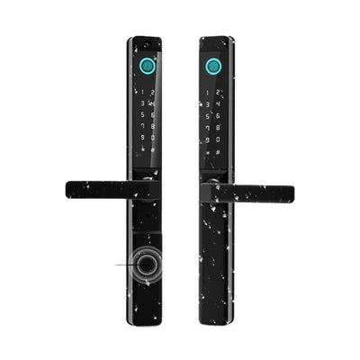 Fingerprint Double Two Side Waterproof Outdoor Smart Door Lock SUS Material for Slim Aluminum Swing Sliding Lock ,Corrosion-Resistant