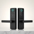 Smart Door Lock Built for Outdoor Security, Fingerprint Access, IP55 Waterproof, SUS Material, 40-60mm Doors