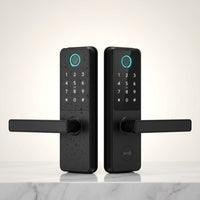 Fingerprint Double Two Side Waterproof Outdoor Smart Door Lock SUS Material for Slim Aluminum Swing Sliding Lock ,Long Lasting — Studio Shot