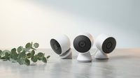 Google Nest Cam Battery Indoor/Outdoor Security Camera, 3-Pack — Lifestyle