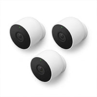 Google Nest Cam Battery Indoor/Outdoor Security Camera, 3-Pack — Studio Shot