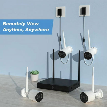 2023 Upgrade Security Camera System Wireless, 8CH 3MP NVR Home Security System